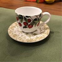 Xícara Café Com Pires Reto Jungle Cerâmica Scalla 100ml - 7