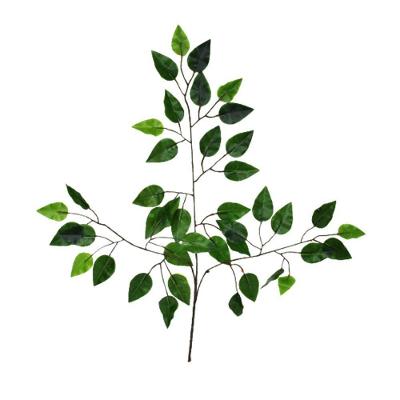 Planta Foleira Folha Ficus Artificial Permanente Verde 62cm