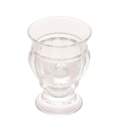 Vaso Cachepot De Cristal Diamante Transparente 10cm Lyor