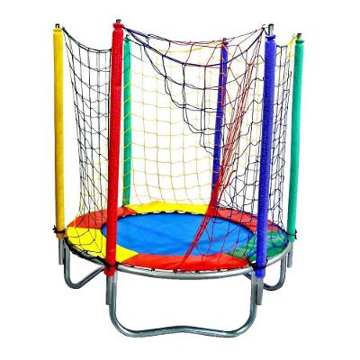 Trampolim Cama Elástica Infantil Pula Pula 1,40M 30 kg com Rede de Proteção 24 Molas