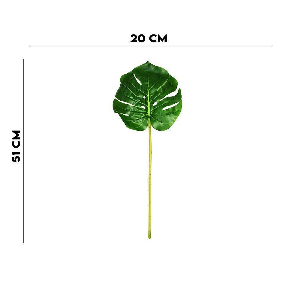 Folha Costela De Adão Toque Real 51cm Verde Florarte - 3