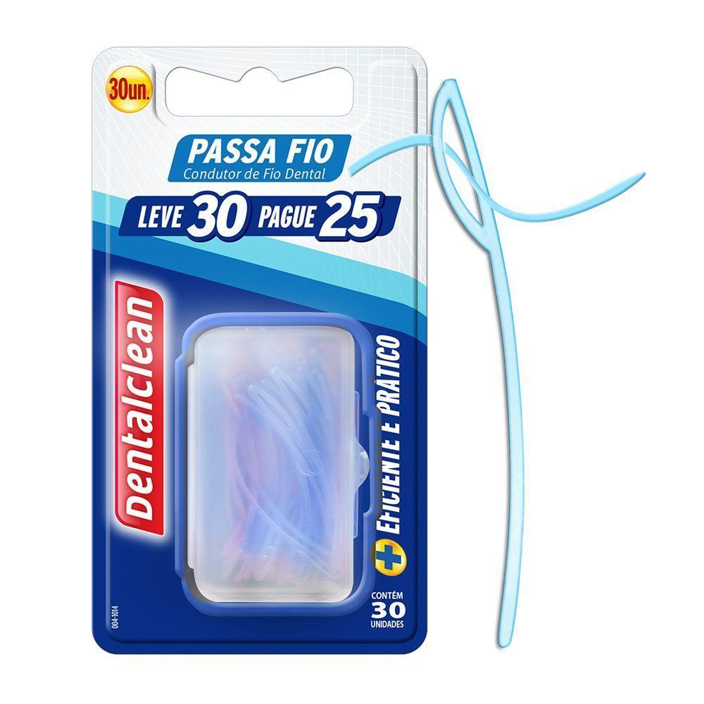 Kit Passa Fio Dental 60 Unidades Para Próteses E Aparelhos Dentalclean - 4