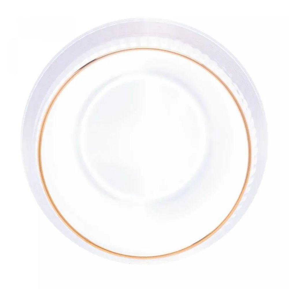 Copo Baixo De Vidro Com Fio De Ouro Lines 330ml Wolff - 5