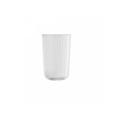 Copo Alto De Vidro Frisado Lines 450ml Wolff Rojemac
