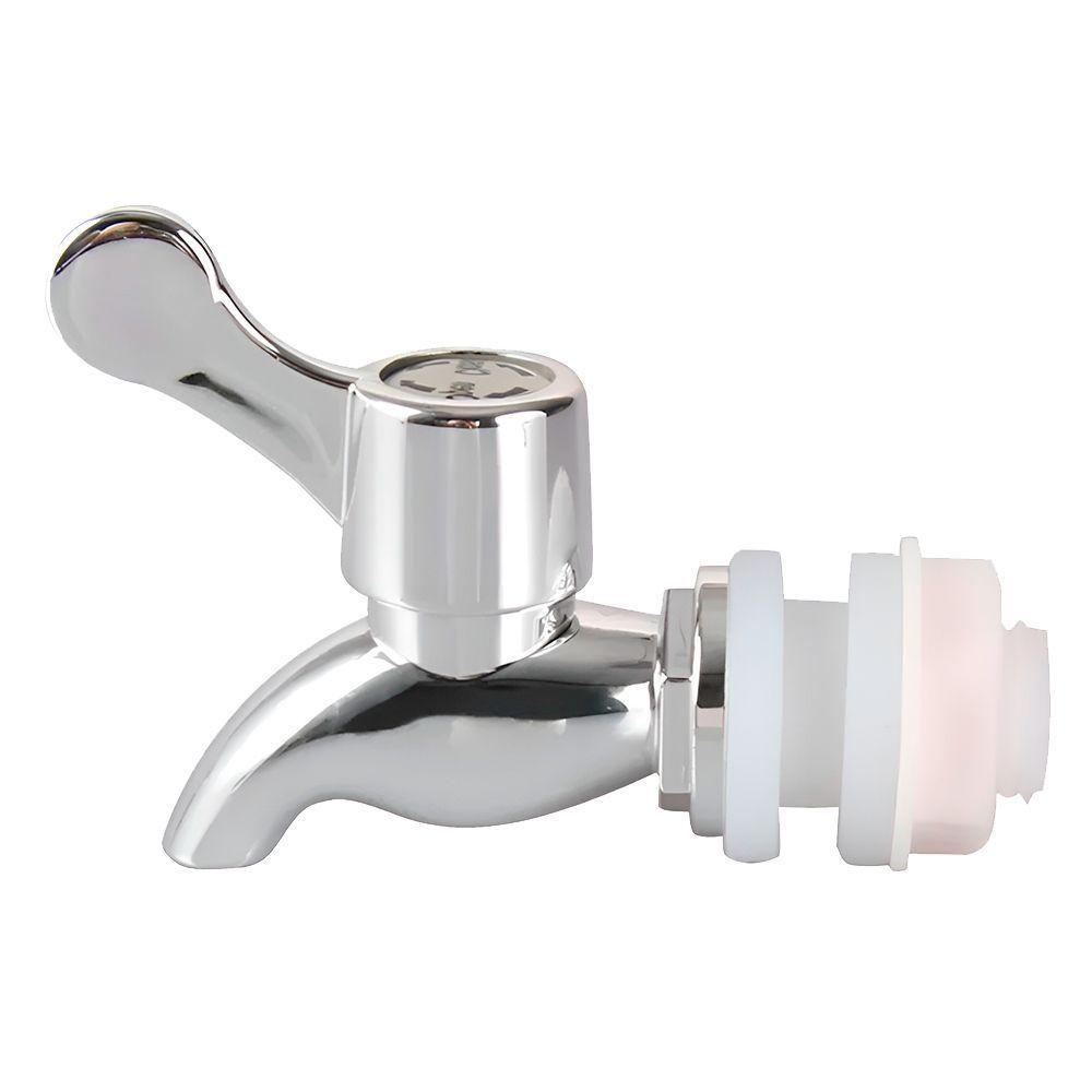Kit 5 Torneiras Para Suqueira Dispenser Plástico Prata Luxo Filtro Com Vedação - 7