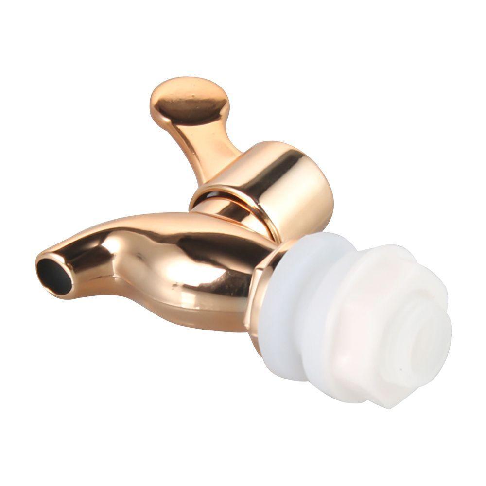 Kit 3 Torneiras Para Suqueira Dispenser Plástico Dourada Prata Rosé Luxo Filtro Vedação - 4