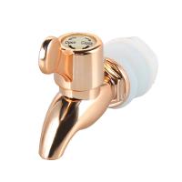 Kit 3 Torneiras Para Suqueira Dispenser Plástico Rosé Gold Luxo Filtro Com Vedação