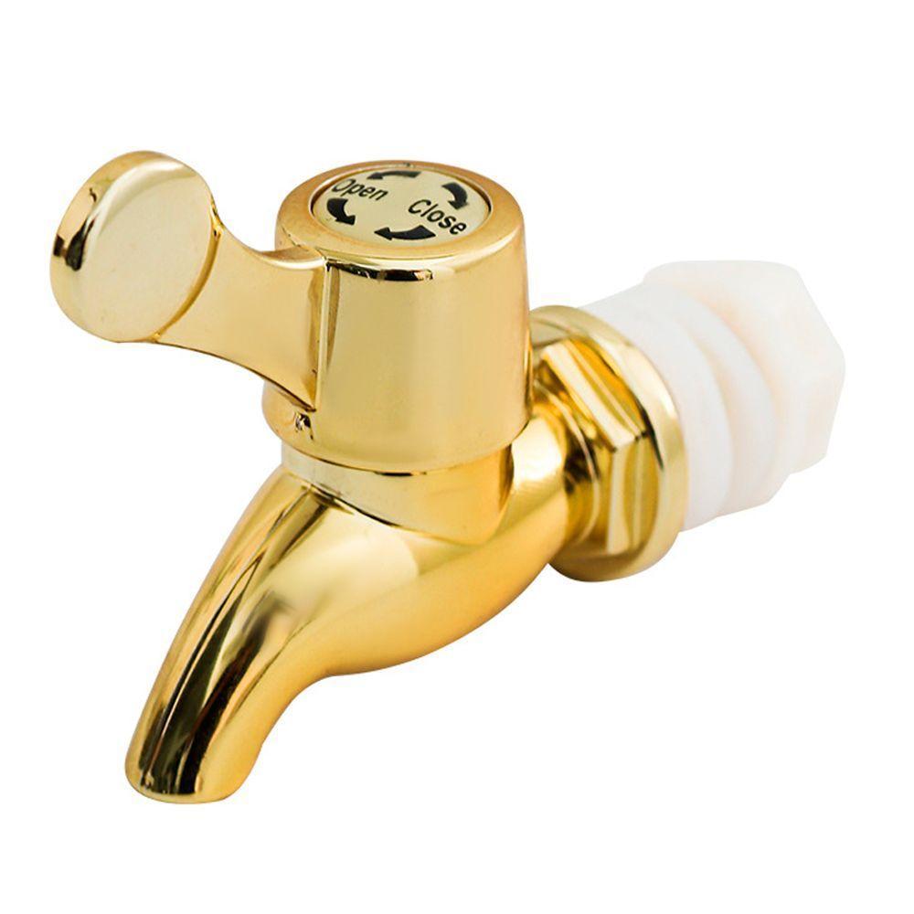 Kit 5 Torneiras Para Suqueira Dispenser Plástico Dourada Luxo Filtro Com Vedação - 4