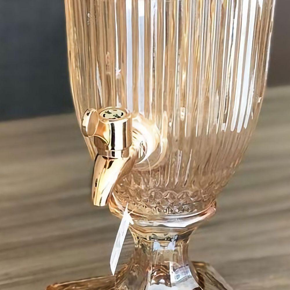 Torneira Para Suqueira Dispenser Plástico Dourada Prata Rosé Luxo Filtro Com Vedação cor dourado - 8