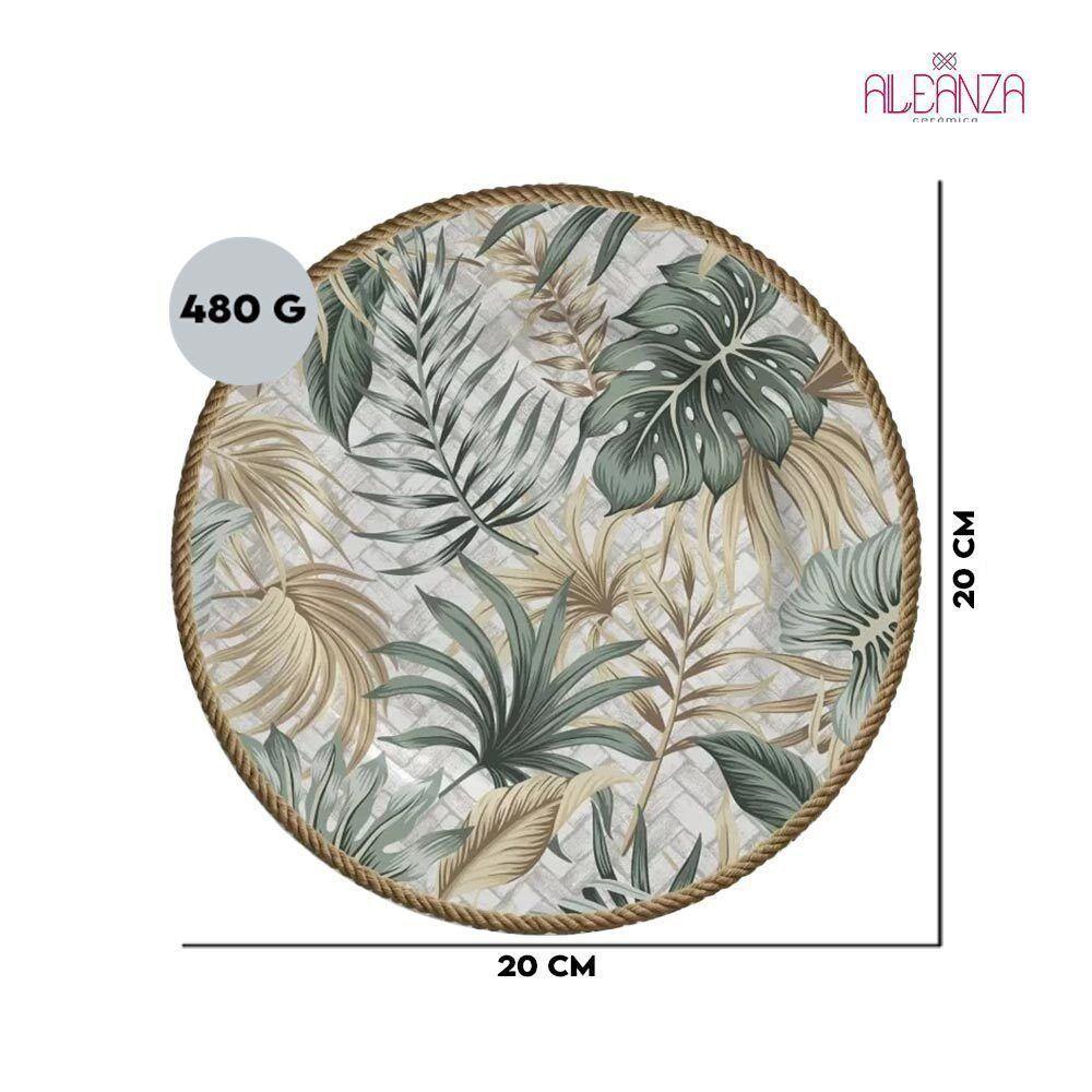 Prato Sobremesa Eudora Plus Cerâmica Alleanza 20cm - 4