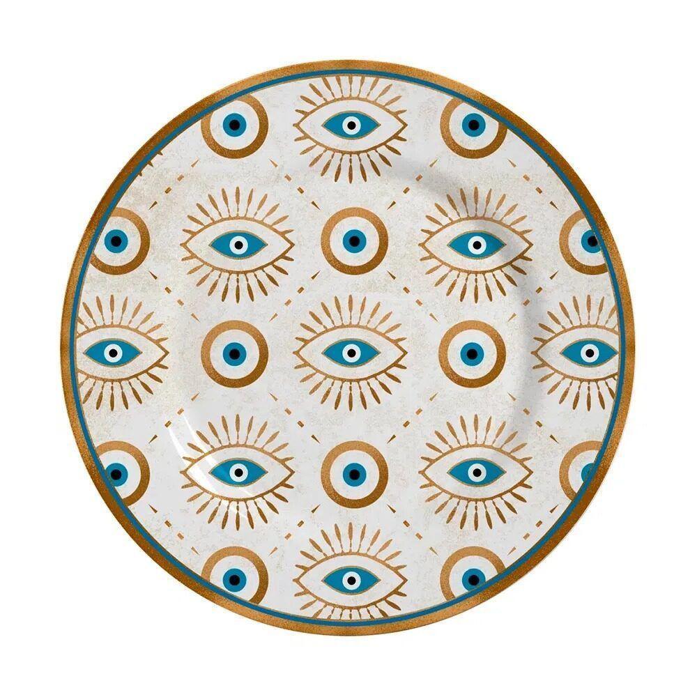 Prato Raso Olho Grego Plus Cerâmica Alleanza 30cm - 1