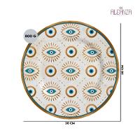 Prato Raso Olho Grego Plus Cerâmica Alleanza 30cm - 3