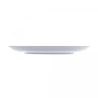 Prato Raso 25,5cm Milão Branco Plástico Melamina Lyor - 3