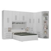 Dormitório Queen Size Sem Cama 1344s Branco - 1