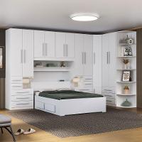 Dormitório Queen Size Sem Cama 1344s Branco - 6