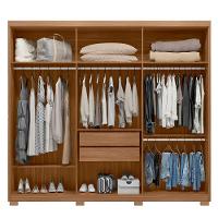 Guarda Roupa Casal 6 Portas Venice Com Pés Amendola Touch/off White - Demóbile - 8