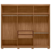 Guarda Roupa Casal 6 Portas 4 Gavetas Venice Com Pés Amendola Touch/off White - Demóbile - 7