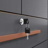 Guarda Roupa Casal 6 Portas E 6 Gavetas Londres Carvalho Americano/grafite - Incorplac - 6