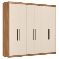 Guarda Roupa Casal 6 Portas 4 Gavetas 4 Prateleiras Venice Amendola Touch/off White - Demóbile - 1