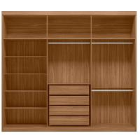 Guarda Roupa Casal 6 Portas 4 Gavetas 4 Prateleiras Venice Amendola Touch/off White - Demóbile - 7