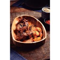 Gamela Organica Churrasco Tramontina Em Madeira Teca Fsc Com Acabamento Em óleo Mineral 37x29,8 Cm - 9