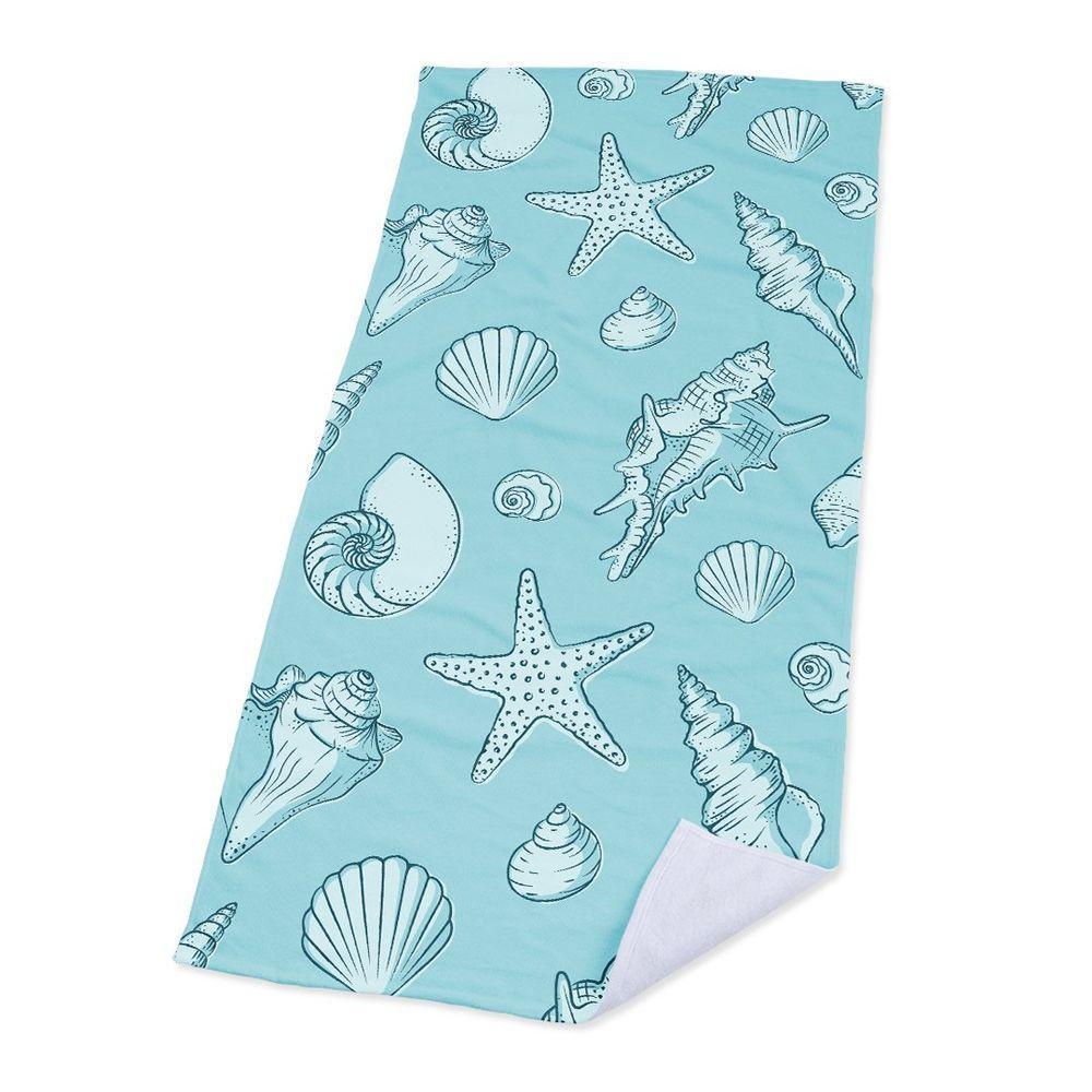 Toalha De Praia Conchas Estrela Do Mar - 1