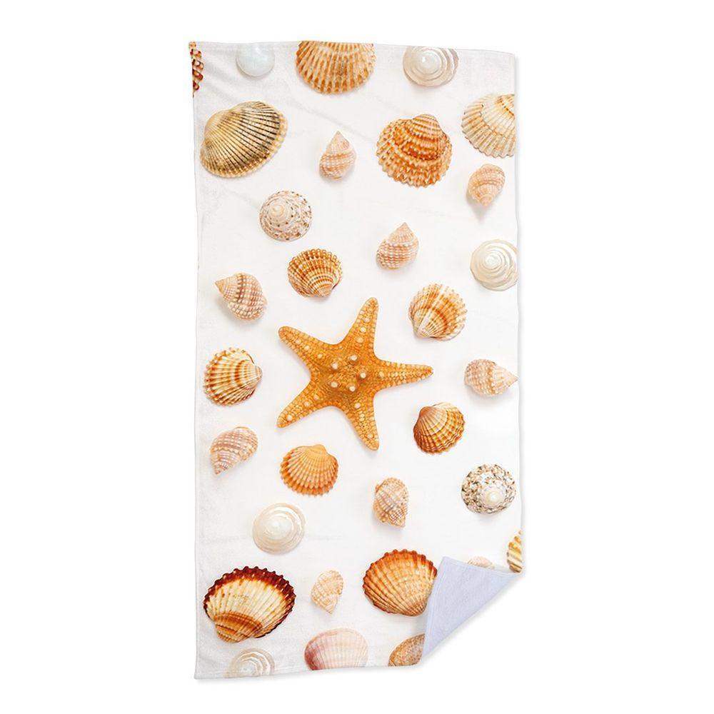 Toalha De Praia Estrela Do Mar Conchas - 1