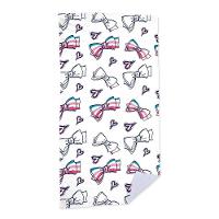 Toalha De Praia Laços Corações - 1