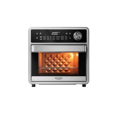 Forno Elétrico Air Fryer Dako Analógico 15L 1600W com Espeto Giratório Inox 110V