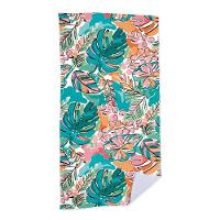 Toalha De Praia Arte De Folhas Tropicais - 1