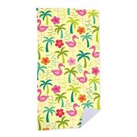 Toalha De Praia Flamingos Tropicais - 1