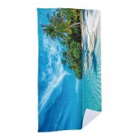 Toalha De Praia Tropical Beach Clouds - 1