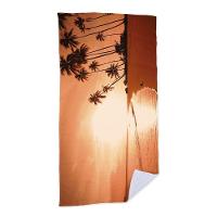 Toalha De Praia - Tropical Beach Sunset - 1