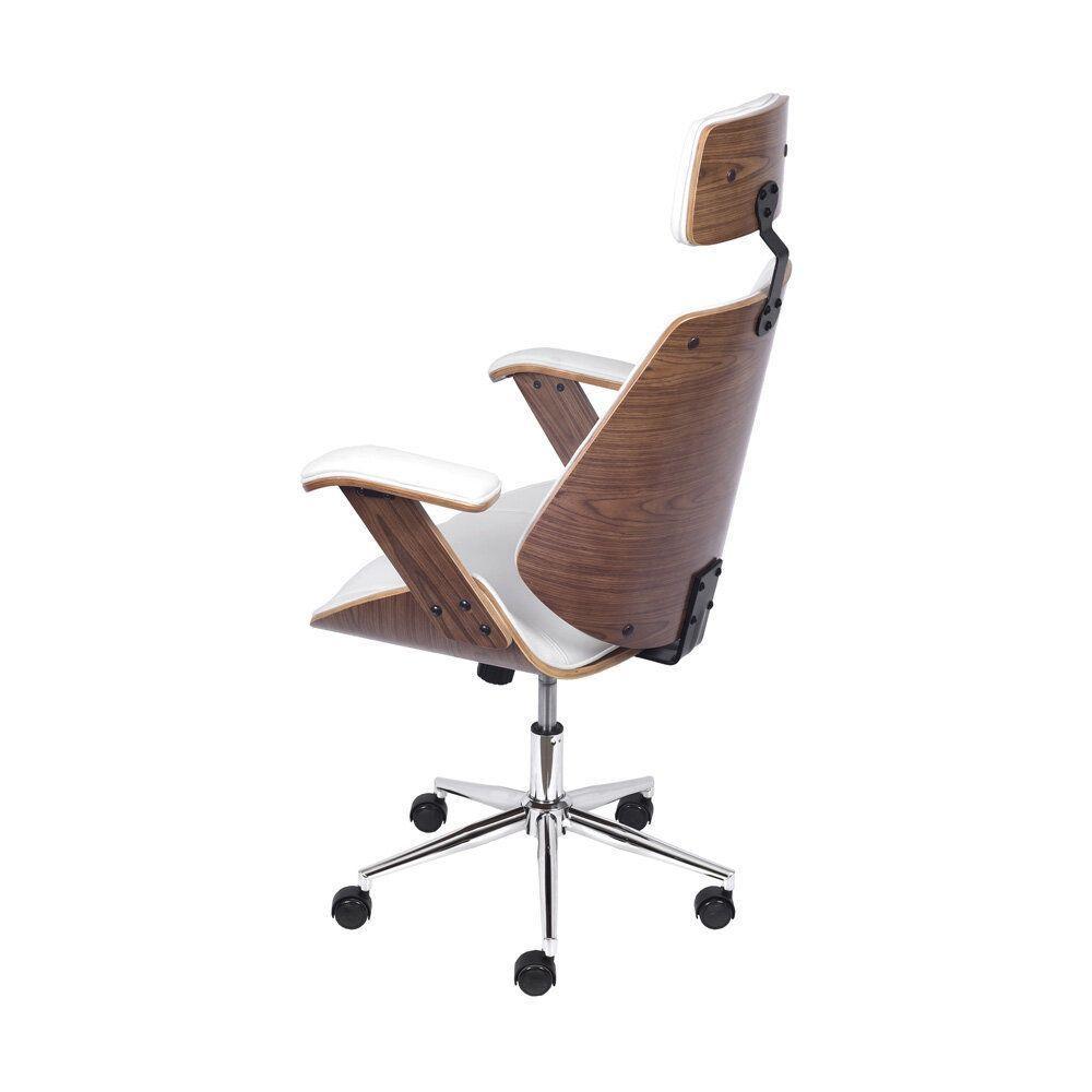 Cadeira Presidente Bergen Baixa - Branco - 3