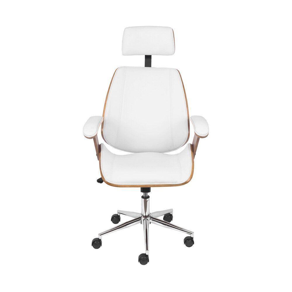 Cadeira Presidente Bergen Baixa - Branco - 4