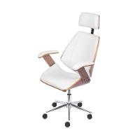 Cadeira Presidente Bergen Baixa - Branco - 1