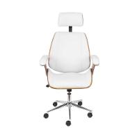 Cadeira Presidente Bergen Baixa - Branco - 4