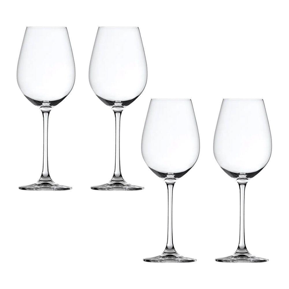 Conjunto De 4 Taças Para Vinho Branco Em Vidro Cristalino Salute Spiegelau - 1
