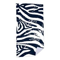 Toalha De Praia - Zebra Azul - 1