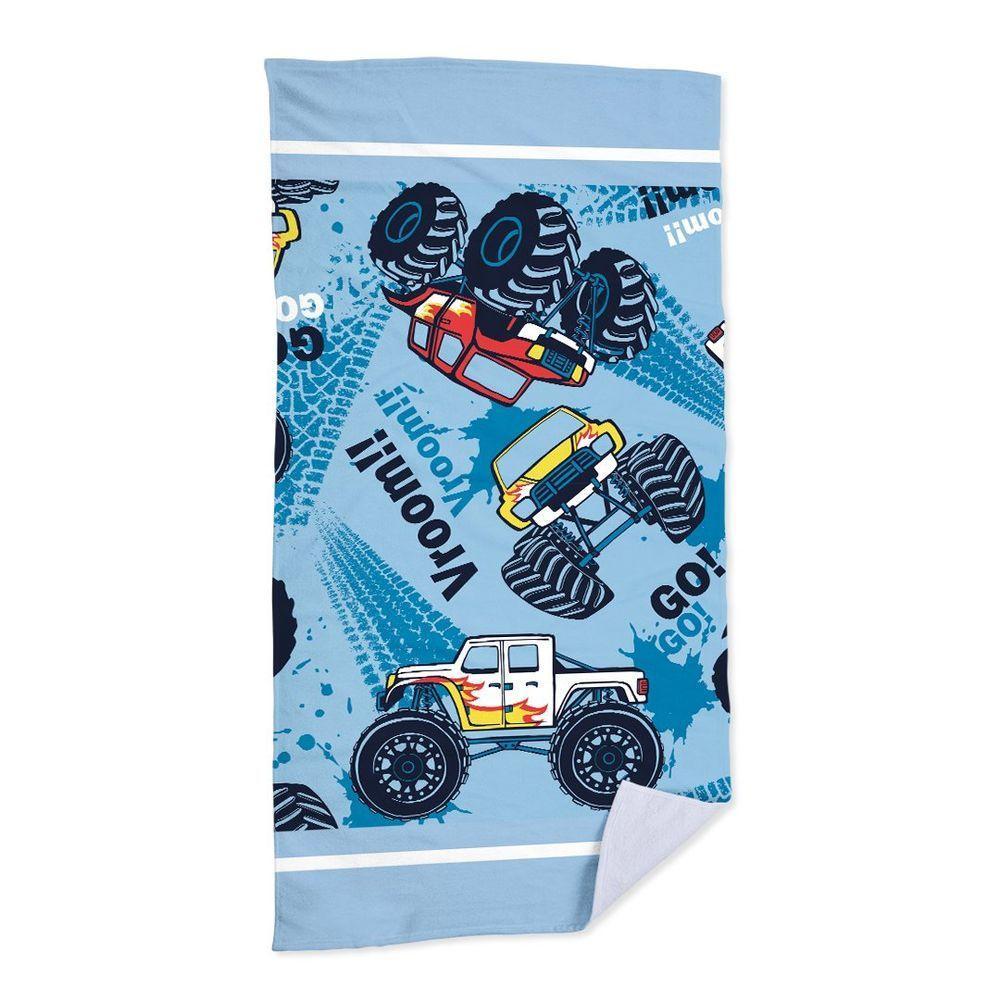 Toalha De Praia Monster Truck Tires - 1