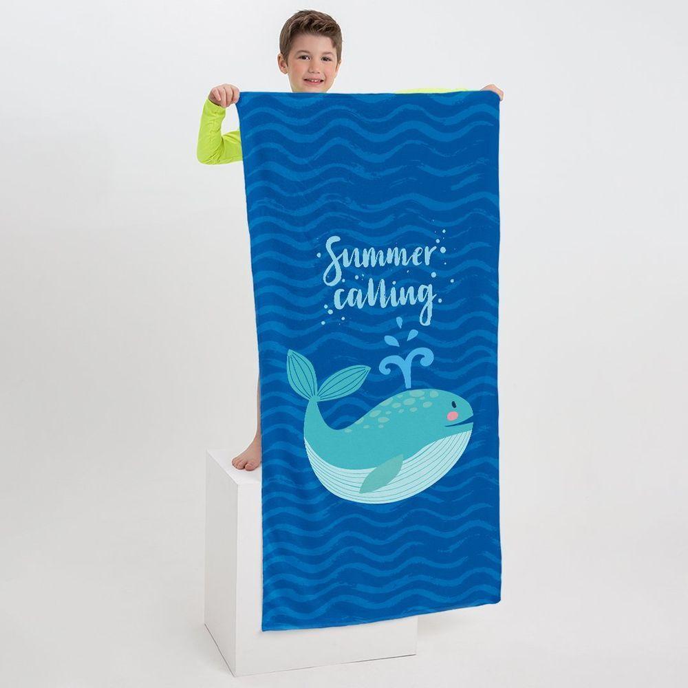 Toalha De Praia - Blue Whale Summer - 3