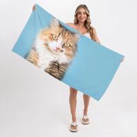 Toalha De Praia Gato Blue - 2