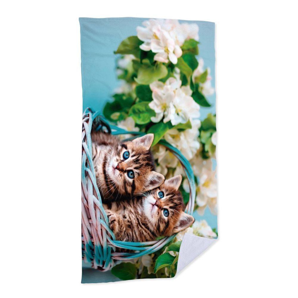 Toalha De Praia Cesta De Gatos - 1