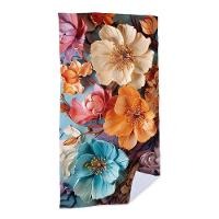 Toalha De Praia - Digital Flowers - 2