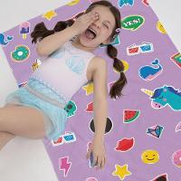 Toalha De Praia - Purple Baby - 2