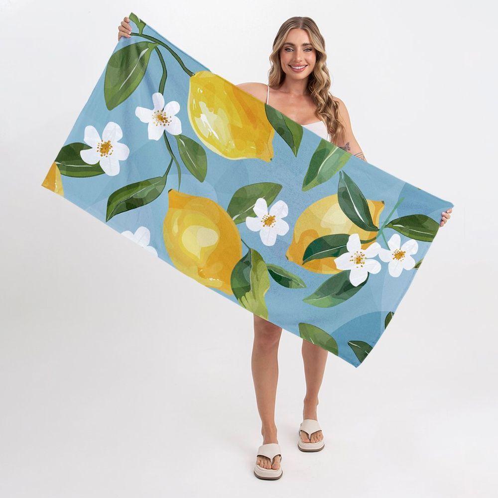 Toalha De Praia Lemon Flower - 2