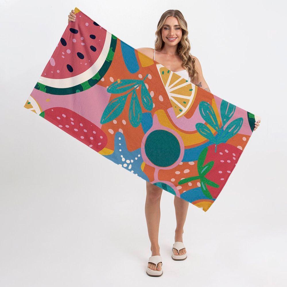 Toalha De Praia - Abstract Fruits - 1