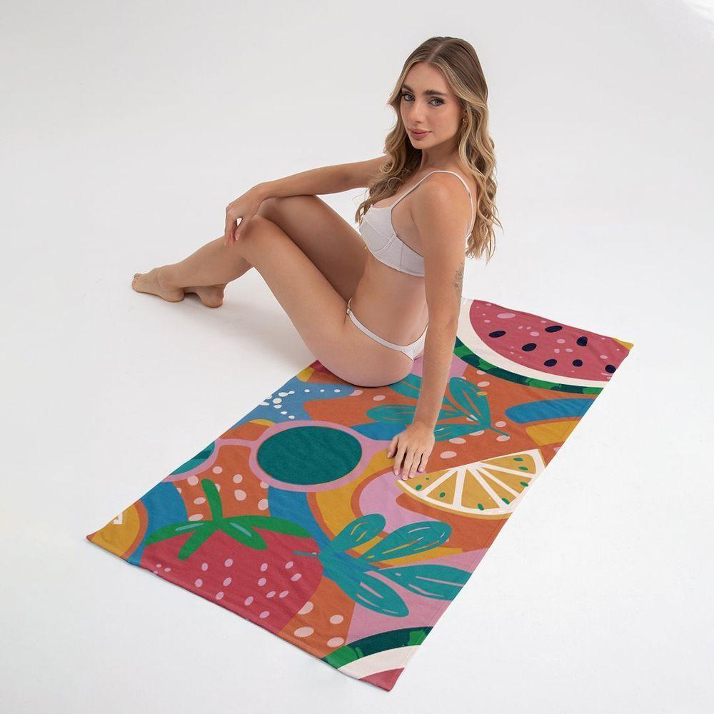 Toalha De Praia - Abstract Fruits - 4