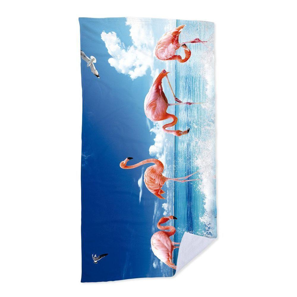Toalha De Praia Landscape Flamingo - 2