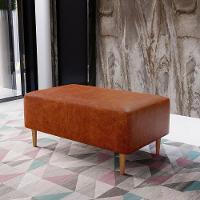 Kit 02 Puffs Cléo W01 Pés Palito 90 Cm Couríssimo Camel - 5